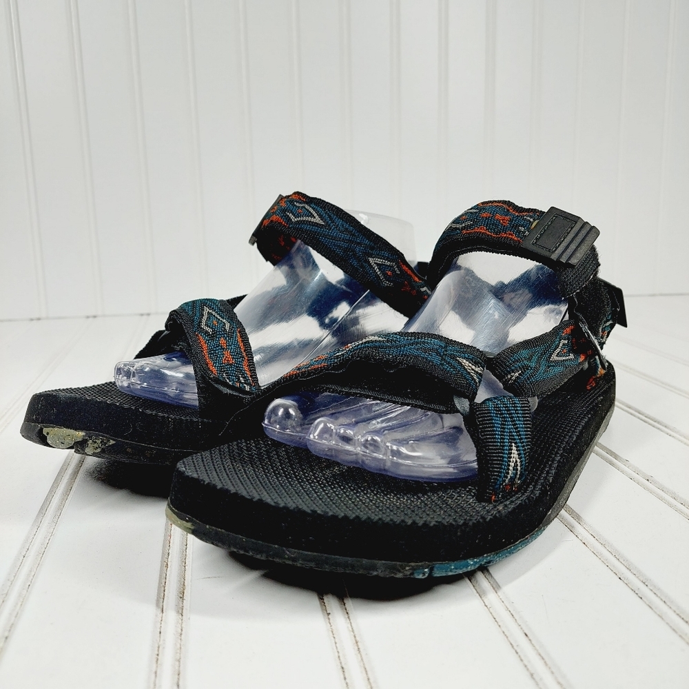 Teva Hurricane XLT2 Black Blue Slip On Comfy Flt Hiking Summer Sandals I633 - Picture 2 of 11